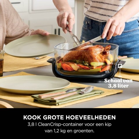 Frytkownica na gorące powietrze NINJA CRISPI Kolor Zielony 1700 W 3,8 L