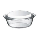 Garnek z Pokrywką Pyrex 1,4 L 18 x 9 x 21 cm Biały Przezroczysty Szkło