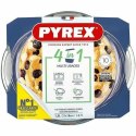 Garnek z Pokrywką Pyrex 1,4 L 18 x 9 x 21 cm Biały Przezroczysty Szkło