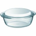 Garnek z Pokrywką Pyrex 1,4 L 18 x 9 x 21 cm Biały Przezroczysty Szkło