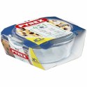 Garnek z Pokrywką Pyrex 1,4 L 18 x 9 x 21 cm Biały Przezroczysty Szkło