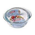 Garnek z Pokrywką Pyrex 1,4 L 18 x 9 x 21 cm Biały Przezroczysty Szkło