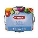 Garnek z Pokrywką Pyrex 1,4 L 18 x 9 x 21 cm Biały Przezroczysty Szkło