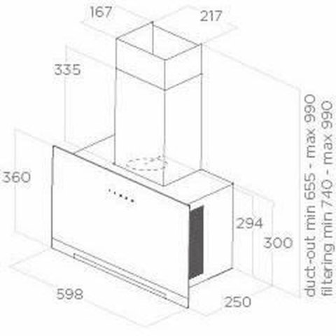 Okap konwencjonalny Elica Czarny