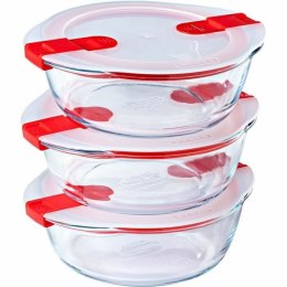 Pojemnik do Przechowywania Żywności Pyrex Cook & Heat 1,1 L Przezroczysty 3 Części
