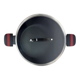 Garnek z Pokrywką San Ignacio denia experto Czerwony Przezroczysty Ø 28 cm