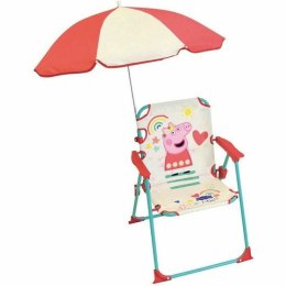 Fotel plażowy Fun House Peppa Pig Czerwony rouge 65 cm