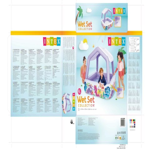 Dmuchany Fotel dla Dzieci Intex Namiot 295 L 157 x 122 x 157 cm (3 Sztuk)