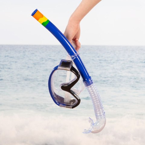 Gogle do nurkowania z rurką AquaSport Niebieski (6 Sztuk)