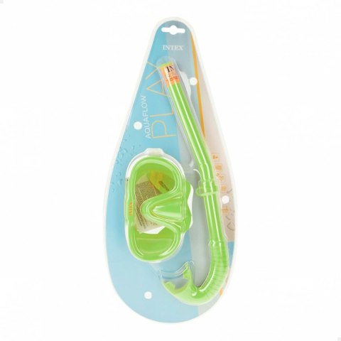 Gogle do nurkowania z rurką Intex Adventurer Kolor Zielony