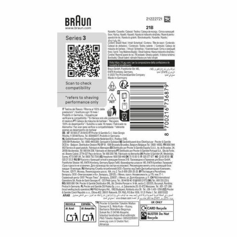 Główka do Szczoteczki do Zębów Braun Series 3