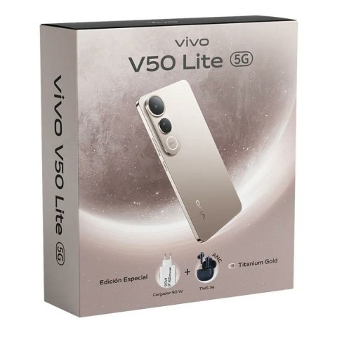 Smartfony Vivo V50 Lite 6,7" mediatek dimensity 6300 8 GB RAM 256 GB Brązowy Złoty