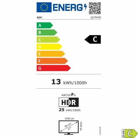 Monitor Gaming AOC Q27B35E 27" Quad HD