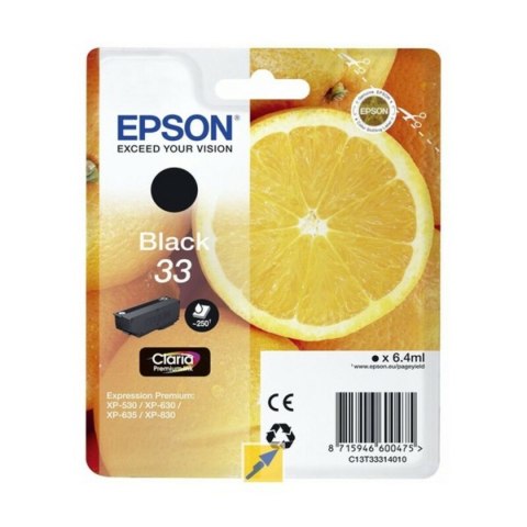 Oryginalny Wkład Atramentowy Epson Singlepack Black 33XL Claria Premium Ink 12,2 ml Czarny