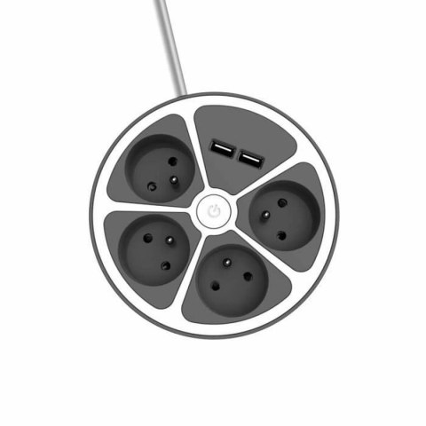 Listwa 4-gniazdkowa Tomas z przełącznikiem Chacon