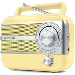 Radio Muse M056AG Żółty AM/FM Retro