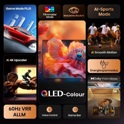 Smart TV Hisense 85E7Q 85 85" 4K Ultra HD LED HDR D-LED QLED