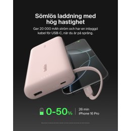 Powerbank Belkin BPB024HQPK Różowy 20000 mAh