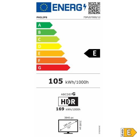 Smart TV Philips 75PUS7000/12 75" 4K Ultra HD LED HDR