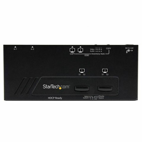 Przełącznik HDMI Startech VS222HDQ Czarny
