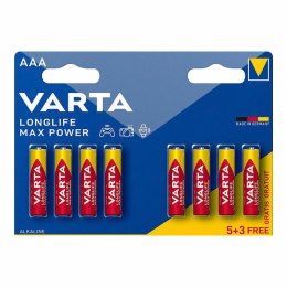 Baterie Varta longlife max power aaa - lr03 1,5 V AAA (8 Części) (10 Sztuk)