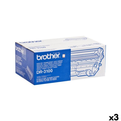 Bęben do drukarki Brother DR-3100 Czarny (3 Sztuk)