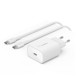 Ładowarka ścienna + kabel-USB-C Belkin Biały 25 W (6 Sztuk)