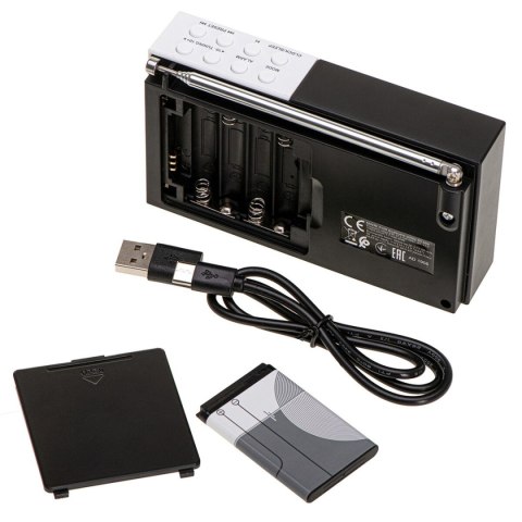 Radio Adler pll fm ad 1908 Czarny Biały