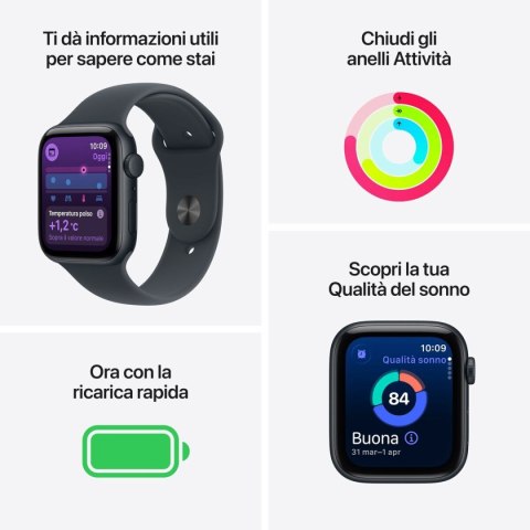 Smartwatch Apple MEHN4QL/A Czarny Ø 44 mm