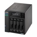 NAS Asustor AS6704T; Tower; 4x (3.5" SATA HDD/ 2.5" SSD); Intel Celeron N5105; 4GB DDR4 SODIMM (max. 16GB), 2x 2.5GbE, 4x M.2 22