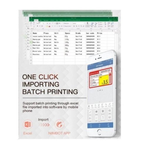 Drukarka Etykiet Niimbot B21 S biały