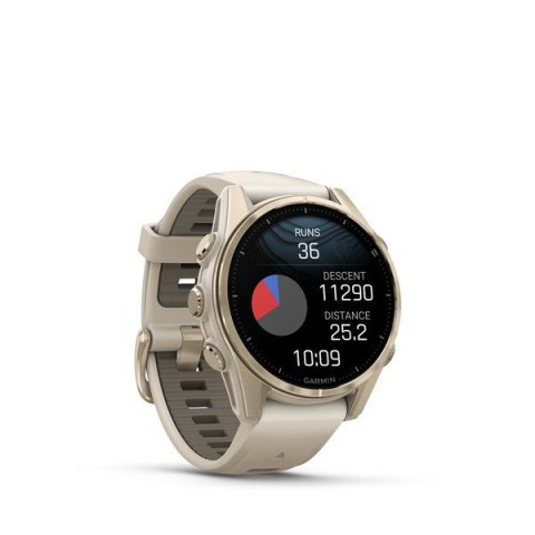 Zegarek sportowy Garmin Fenix 8 AMOLED 43mm Złoty