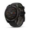 Zegarek sportowy Garmin Fenix 8 Solar Sapphire Titanium Carbon Grey 47mm Tytanowy