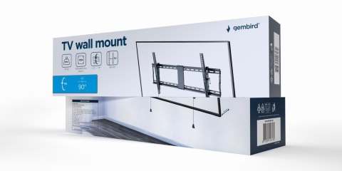 GEMBIRD UCHWYT ŚCIENNY REGULOWANY LCD 43-90 VESA MAX 800 X 400MM, DO 70KG