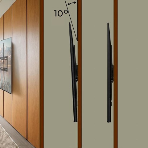 MACLEAN UCHWYT DO TV MAX VESA 600X400, 32-80", 45KG, REG. ODCHYLENIA +0°~-10° MC-413