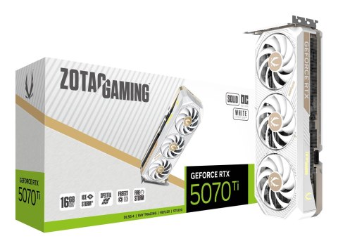 Karta graf. ZOTAC RTX 5070 Ti SOLID Core OC White