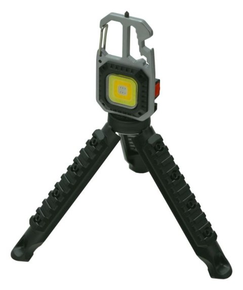 Latarka COB 600lm MULTI TRIPOD ze statywem