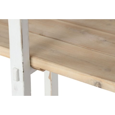 Regał Home ESPRIT Biały Metal Jodła 188 x 42 x 180 cm