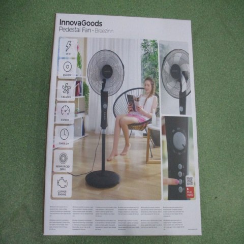 Wentylator stołowy InnovaGoods Breezinn Czarny 45 W