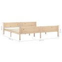 Rama łóżka z litego drewna sosnowego, 200 x 200 cm