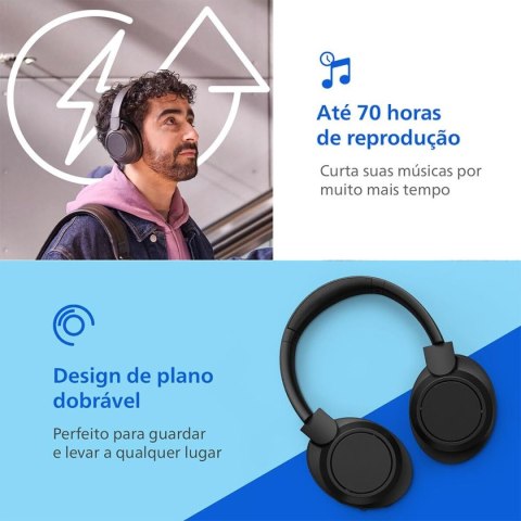 Słuchawki Philips TAH6509BK Czarny