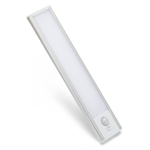 Listwa LED Velamp LACTEA Aluminium Plastikowy 2 W 40 cm Biały Wielokrotnego ładowania (3000K) (4000 K) (6500 K)