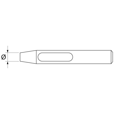 Szczypce do dziurkowania Paffrath DIN 7200 B 11/32" IN