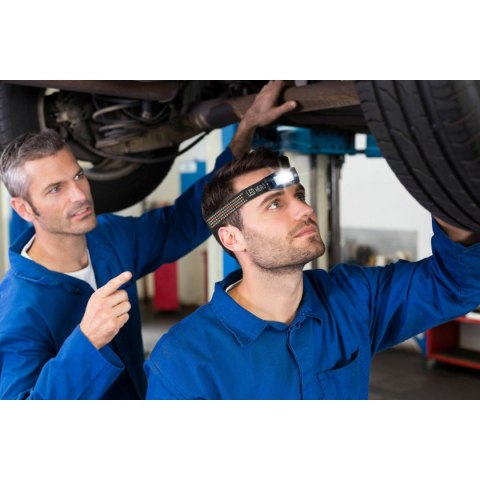 Akumulatorowa i regulowana latarka czołowa LED Velamp 2 W 150 Lm