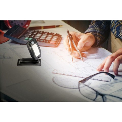 Akumulatorowa i regulowana latarka czołowa LED Velamp 2 W 150 Lm