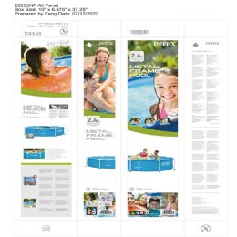 Basen Demontowalny Intex 28205NP 1828 l 244 x 51 cm (244 x 51 cm)