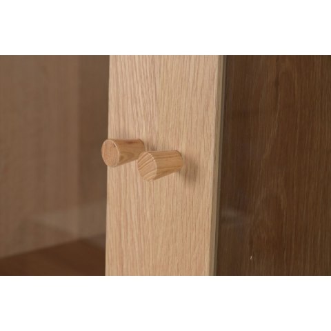 Ekspozytor stojący Home ESPRIT Szkło Drewno MDF 100 X 40 X 183 CM