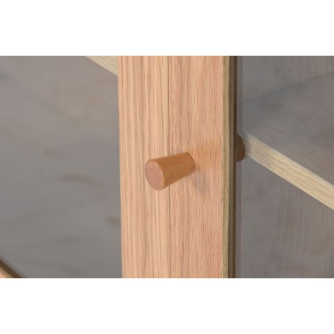Kredens Home ESPRIT Szkło Drewno MDF 140 x 40 x 75 cm