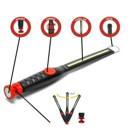 Latarka Velamp BLACKMAN 3 W 150 Lm Wielokrotnego ładowania