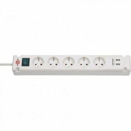 Przedłużacz 5 Wejść z Przełącznikiem Brennenstuhl Bremounta 3600 W USB x 2 (3 m)